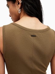 AllSaints Green Katarina Dress - Image 6 of 8