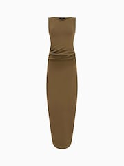 AllSaints Green Katarina Dress - Image 8 of 8