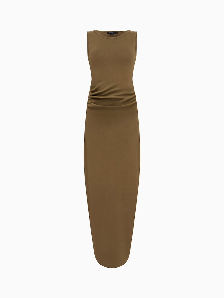AllSaints Green Katarina Dress - Image 8 of 8