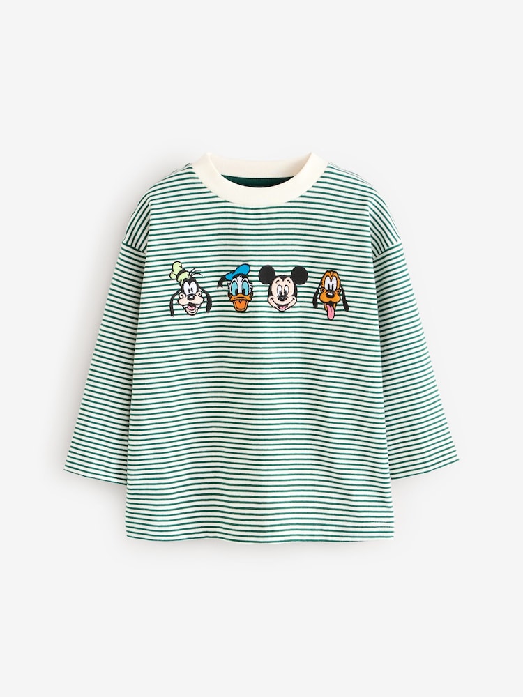 Verde - Mickey Mouse Long Sleeve T-Shirt (3mths-8yrs) - Imagen 1 de 5
