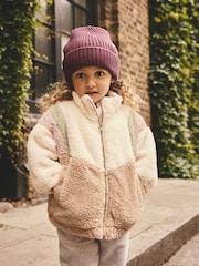 Lilac Purple Rib Beanie Hat (1-16yrs) - Image 1 of 3