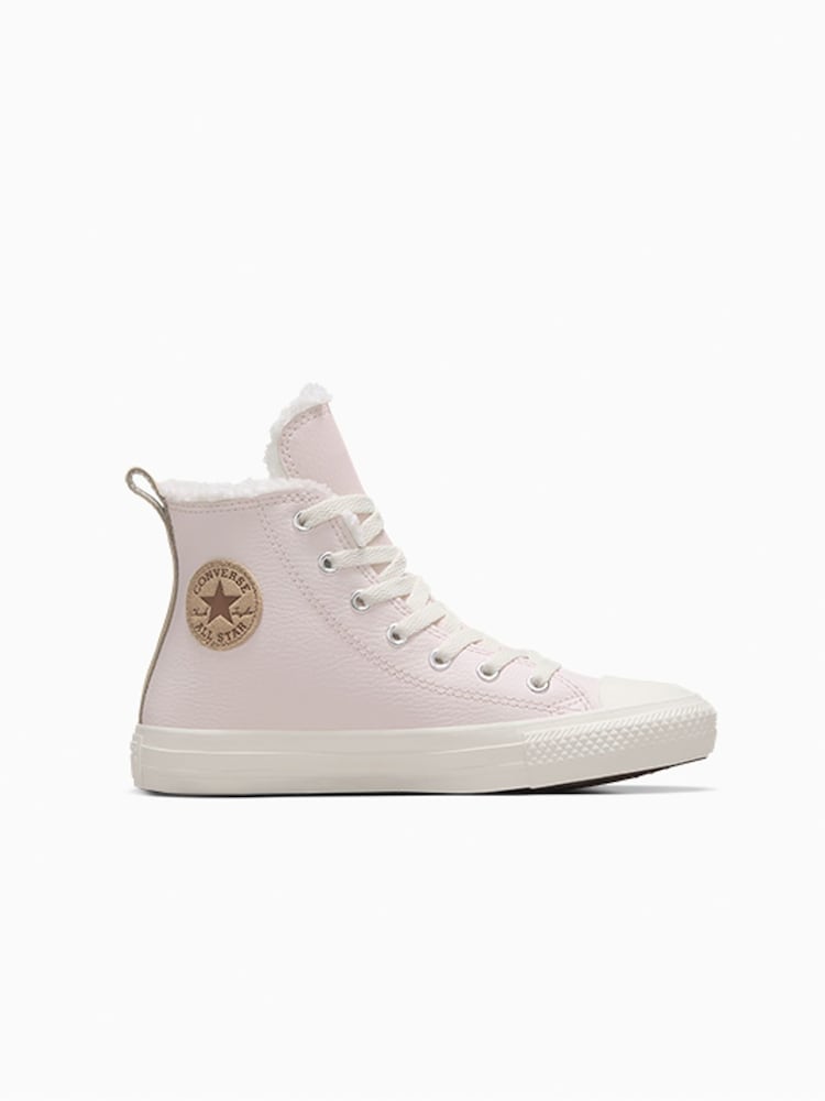 Converse Chuck Taylor usnje Fleece Lined Mladinski trenerji - Slika 1 iz 5 Converse Chuck Taylor usnje Fleece Lined Mladinski trenerji - Slika 1 iz 5