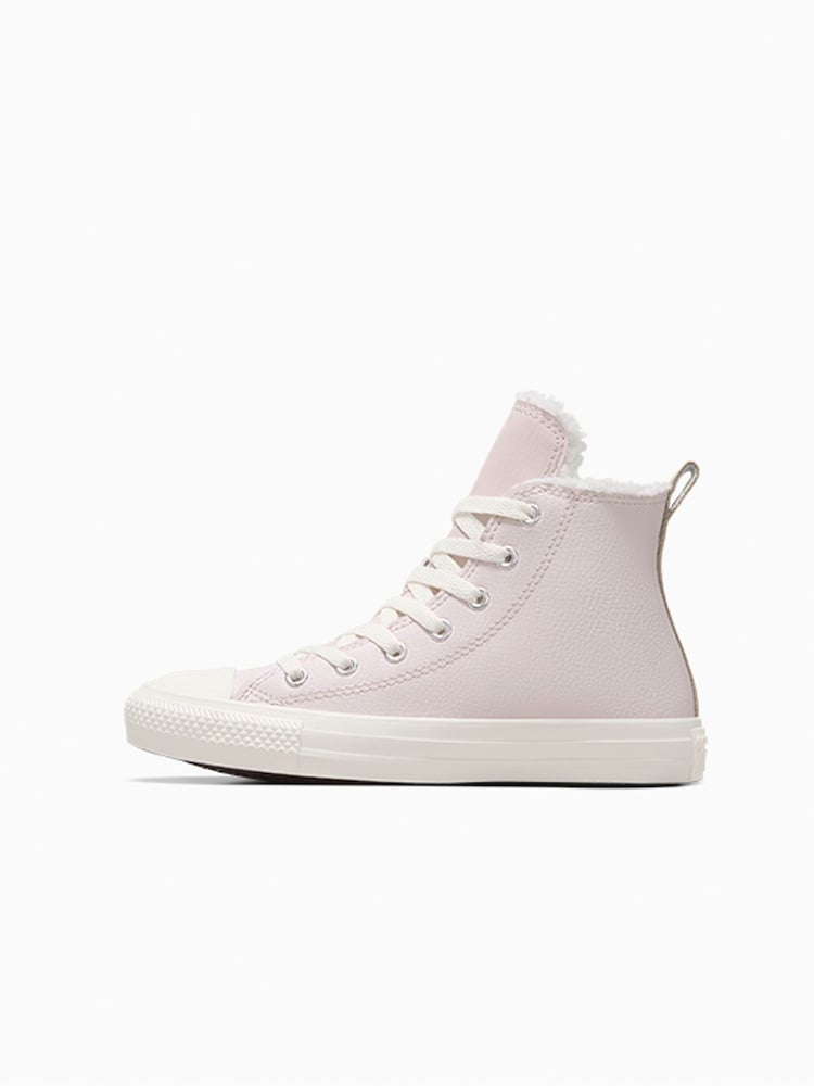 Converse Chuck Taylor usnje Fleece Lined Mladinski trenerji - Slika 2 iz 5 Converse Chuck Taylor usnje Fleece Lined Mladinski trenerji - Slika 2 iz 5