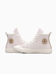 Converse Chuck Taylor usnje Fleece Lined Mladinski trenerji - Slika 3 iz 5