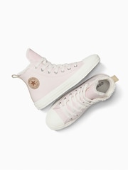 Converse Chuck Taylor usnje Fleece Lined Mladinski trenerji - Slika 4 iz 5