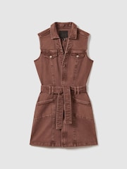 Paige Denim Mini Dress - Image 2 of 6