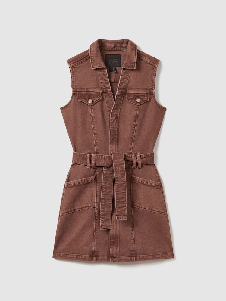 Paige Denim Mini Dress - Imagen 2 de 6 Paige Denim Mini Dress - Imagen 2 de 6