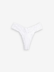Rot/Grün - Slip mit floraler Spitze, 5er Pack - Bild 7 von 10
