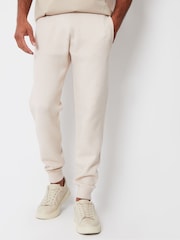 Threadbare Neutral Luxe Knitted Joggers - Image 1 of 4