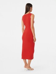 Forever New Red Chelsea Hardware Detail Midi Dress - Image 4 of 4