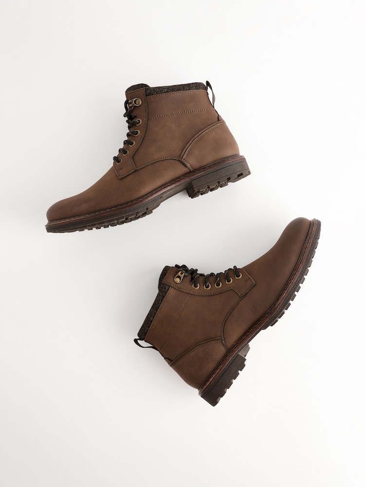Brown Lace Up Chukka Boots - Image 4 of 7