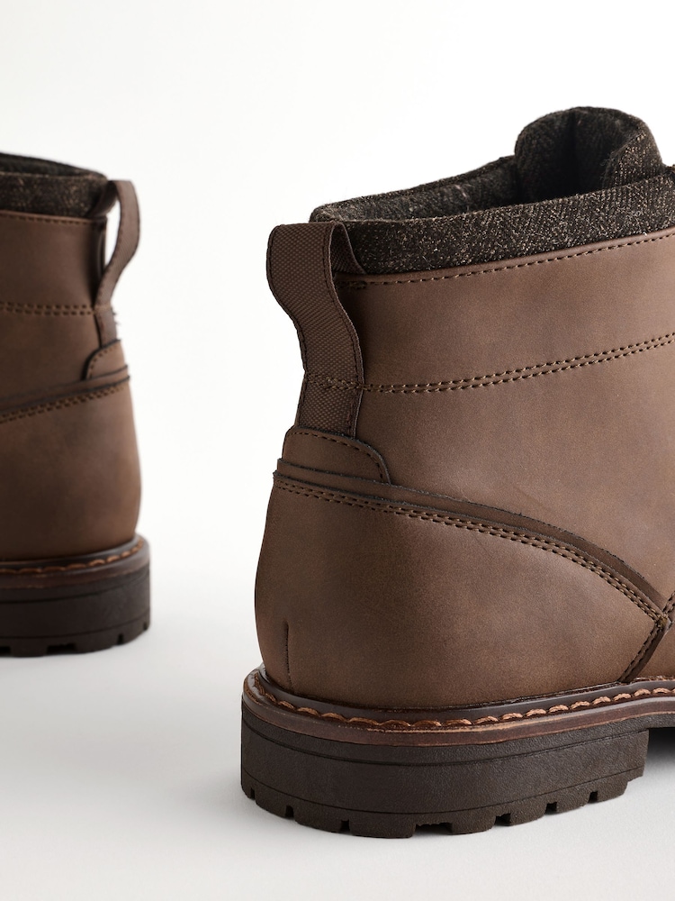 Brown Lace Up Chukka Boots - Image 5 of 7