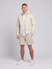 U.S. Polo Assn. Brown Modern Mens 100% Cotton Coach Jacket - Image 3 of 9
