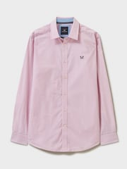 Crew Clothing Company Pink Stripe 100% Cotton Classic Shirt - Image 5 of 5