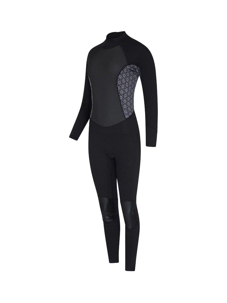 Mountain Warehouse Black Womens Printed Full Length Neoprene Wetsuit - Image 3 of 4