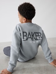 Baker by Ted Baker Oversized Graphic Sweatshirt and Joggers Set - Image 8 of 12