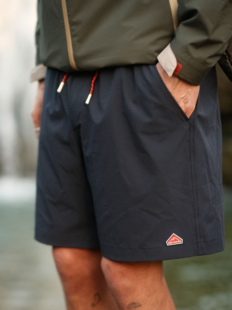 Sealskinz Blue Runcton Men's Hybrid Shorts - Image 1 of 5 Sealskinz Blue Runcton Men's Hybrid Shorts - Image 1 of 5