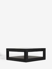 Black Ritz N Premium Mango Wood and Glass Large Coffee Table - Image 6 of 7