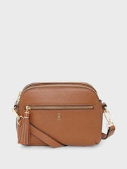 Hobbs Brown Cross-Body Carlton Bag - Image 1 of 4