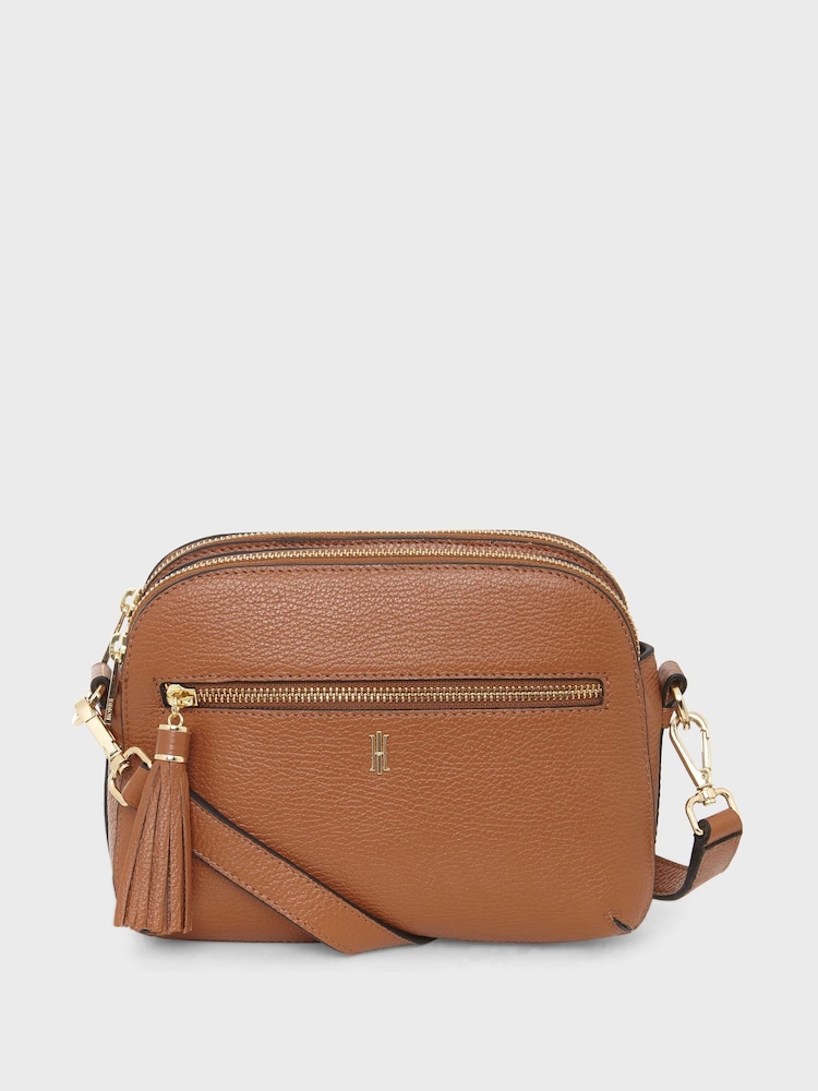 Hobbs Brown Cross-Body Carlton Bag - Image 1 of 4