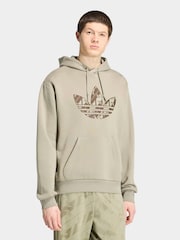 adidas Originals Green Mono Hoodie - Image 1 of 6
