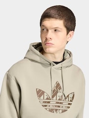 adidas Originals Green Mono Hoodie - Image 4 of 6