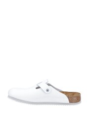 Birkenstock White Boston Mules - Image 2 of 5