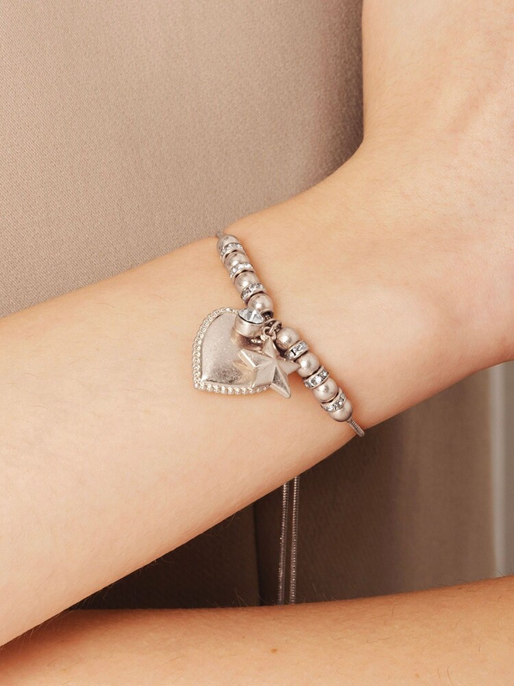 Bibi Bijoux Silver Tone Stellar Harmony Friendship Bracelet - Image 3 of 3