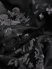 Black Sequin Maxi Skirt - Image 7 of 7