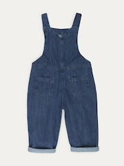 KIDLY Blue 100% Cotton Dungarees - Изображение 4 из 7