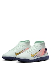 Nike Green Junior Kids Superfly 10 Club Mercurial Football Boots - Image 3 of 8