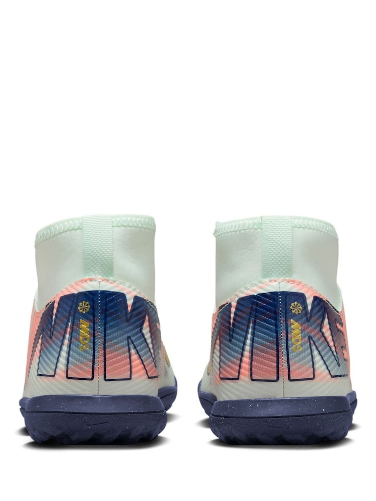 Nike Green Junior Kids Superfly 10 Club Mercurial Football Boots - Image 4 of 8
