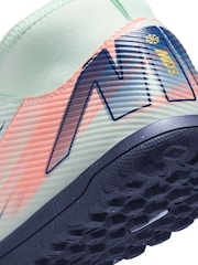 Nike Green Junior Kids Superfly 10 Club Mercurial Football Boots - Image 8 of 8