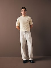 Fred Perry Ribbed Raglan Sleeve T-Shirt - Image 2 of 6