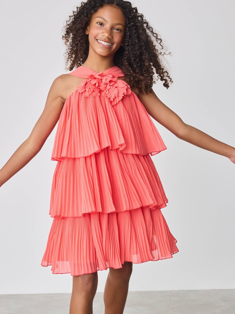 Baker by Ted Baker Corsage Halter Tier Dress - Image 1 of 5