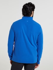 Mountain Warehouse Blue Mens Camber II Half Zip Quick Drying Fleece - Image 2 of 5