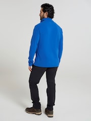 Mountain Warehouse Blue Mens Camber II Half Zip Quick Drying Fleece - Image 3 of 5