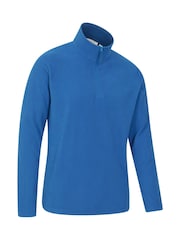 Mountain Warehouse Blue Mens Camber II Half Zip Quick Drying Fleece - Image 4 of 5