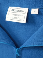Mountain Warehouse Blue Mens Camber II Half Zip Quick Drying Fleece - Image 5 of 5