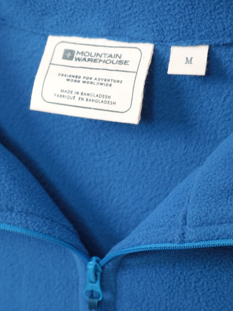 Mountain Warehouse Blue Mens Camber II Half Zip Quick Drying Fleece - Image 5 of 5
