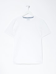 FatFace Lulworth White 100% Cotton Organic Crew T-Shirt - Image 2 of 2