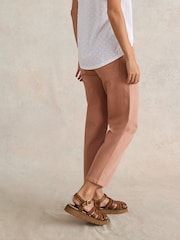 White Stuff Pink Charlie Straight Crop Jeans - Image 2 of 7