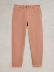 White Stuff Pink Charlie Straight Crop Jeans - Image 5 of 7