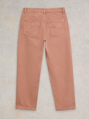 White Stuff Pink Charlie Straight Crop Jeans - Image 6 of 7