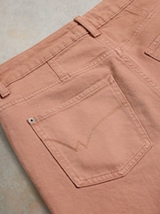 White Stuff Pink Charlie Straight Crop Jeans - Image 7 of 7