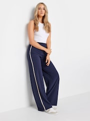 Azul - Pantalones con pernera ancha y raya lateral de Long Tall Sally - Imagen 1 de 5