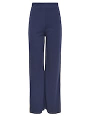 Azul - Pantalones con pernera ancha y raya lateral de Long Tall Sally - Imagen 5 de 5
