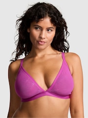 Victoria's Secret PINK Berry Bliss Purple Triangle Bralette - Image 1 of 3
