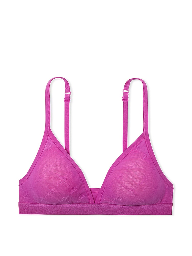 Victoria's Secret PINK Berry Bliss Purple Triangle Bralette - Image 3 of 3