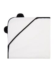 Panda London White Kids Bamboo Viscose Hooded Towel - Image 1 of 4